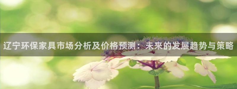 杏耀平台网站是什么：辽宁环保家具市场分析及价格预测：未来的发