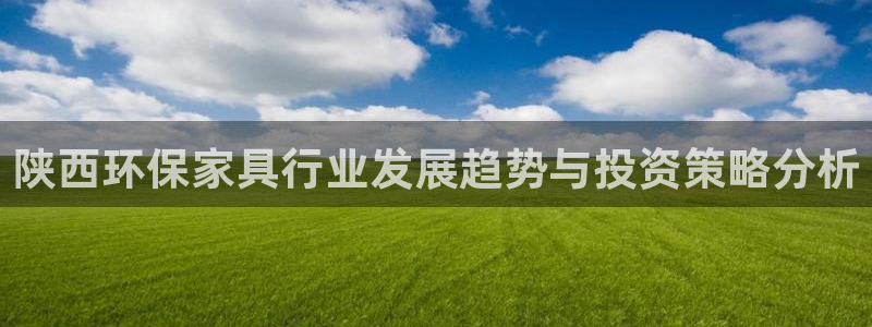 杏耀平台官网登录：陕西环保家具行业发展趋势与投资策略分析