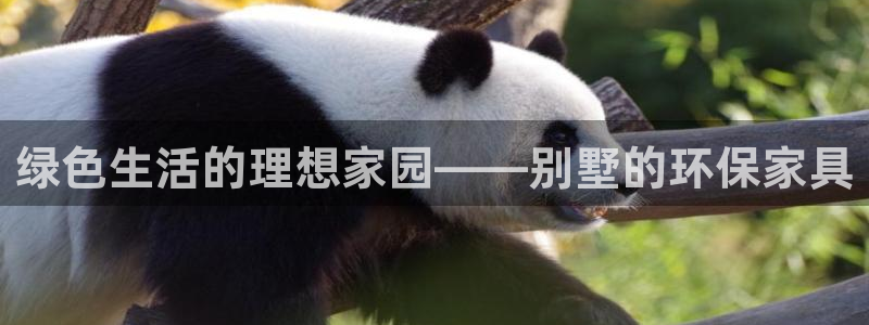 杏耀登录测速：绿色生活的理想家园——别墅的环保家具